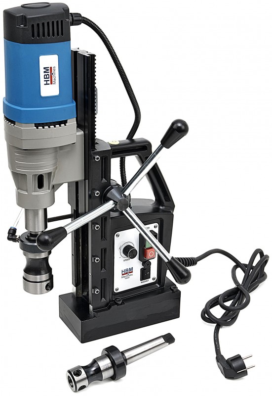 HBM Professionel Magnetboremaskine 80 mm, Variabel Hastighed, 16.700 N, 1.950 W, 230 V HBM Professionel Magnetboremaskine 80 mm, Variabel Hastighed, 16.700 N, 1.950 W, 230 V