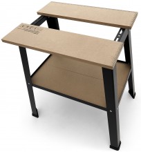 HBM 790 mm Universelt understel med justerbar MDF-arbejdsplade, 100 kg, 58 x 82 x 85 cm.