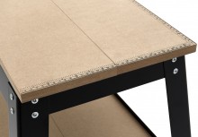 HBM 790 mm Universeel Onderstel met Verstelbaar MDF Werkblad, 100 kg, 58 x 82 x 85 cm