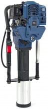 HBM 2-Tak Pælehammer Heimachine 52 cc Benzin 55 J 1.500 W 700-1350 bpm.