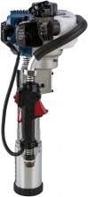 HBM Profi 2-takt palenrammer/heimachine 32,7 cc benzine, 55 J, 2300 bpm, 11 kg, adapter 45 mm