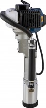 HBM Profi 2-takt palenrammer/heimachine 32,7 cc benzine, 55 J, 2300 bpm, 11 kg, adapter 45 mm