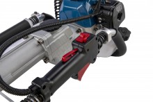 HBM Profi 2-takt palenrammer/heimachine 32,7 cc benzine, 55 J, 2300 bpm, 11 kg, adapter 45 mm