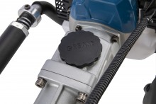 HBM Profi 2-takt palenrammer/heimachine 32,7 cc benzine, 55 J, 2300 bpm, 11 kg, adapter 45 mm