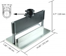 HBM Bukkehjælp til Værkstedspresse 305 x 5 mm - 20 t, 6,4 mm slag, 305 mm, 10 kg. HBM Bukkehjælp til Værkstedspresse 305 x 5 mm - 20 t, 6,4 mm slag, 305 mm, 10 kg.