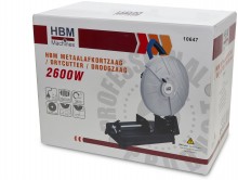 HBM Metaalafkortzaag Drycutter Droogzaag 2600W 355 mm 3800 rpm 230V 170 x 90 mm