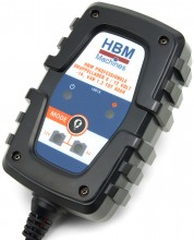 HBM Professionele Druppellader 6 / 12 Volt â€“ 1A. Van 1,3 tot 60AH 