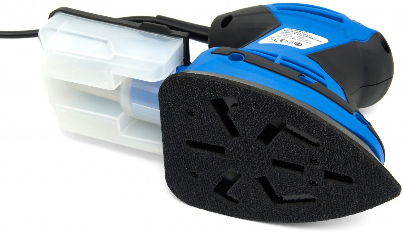 HBM 200 W Håndfladesliber - Multifunktionel - Inkluderer 12 Slibeplader - 230 V - Til Træ. HBM 200 W Håndfladesliber - Multifunktionel - Inkluderer 12 Slibeplader - 230 V - Til Træ.
