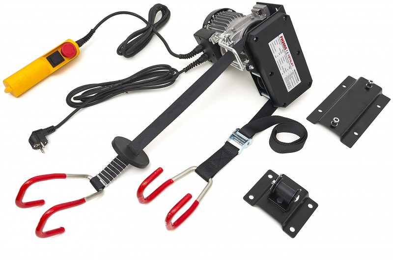 HBM Elektrische Fietslift 230 V 450 W 100 kg, 3 m Hoogte/Lengte
