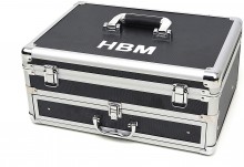 HBM 20V 2.0Ah batteriboremaskine 55 Nm med 100-delt tilbehørssæt, 2 batterier, oplader og kuffert.