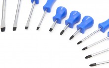 HBM 11-delige professionele schroevendraaierset Sleufkop, Philips, Pozidriv