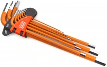 HBM 36-delt professionelt unbrakonøglesæt mm, inch og Torx.