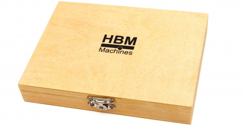 HBM 8-delige houtborenset en verzinkborenset model 2 met opbergkoffer HBM 8-delige houtborenset en verzinkborenset model 2 met opbergkoffer