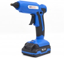 HBM Professioneel Lijmpistool op Accu 20 Volt - 2,0AH inclusief 2 Accu's 