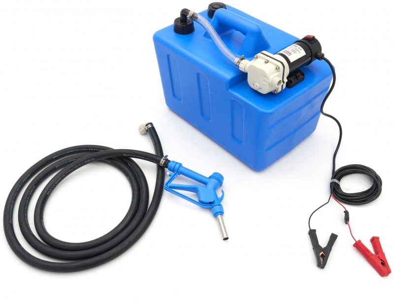 HBM bærbar elektrisk AdBluepumpe 50 liter tank 12V 120W 17 l/min HBM bærbar elektrisk AdBluepumpe 50 liter tank 12V 120W 17 l/min