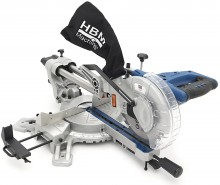 HBM 215 x 70 mm Radiaalzaag, Afkortzaag en Trekzaag met Laser, 1500 W, 210 mm, 4500 rpm