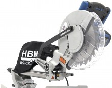 HBM 215 x 70 mm Radiaalzaag, Afkortzaag en Trekzaag met Laser, 1500 W, 210 mm, 4500 rpm
