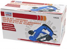 HBM Professionele Elektrische Schaaf 900W – 82 mm Schaafbreedte, 15,5 mm Felsdiepte, Geluidsdrukniveau 91,2 dB