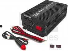 HBM Professionel 12V til 230V Ren Sinus Spændingsomformer 300W med USB-tilslutning HBM Professionel 12V til 230V Ren Sinus Spændingsomformer 300W med USB-tilslutning