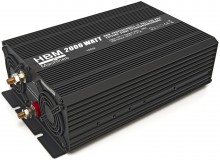 HBM Professionele Zuivere Sinus Spanningsomvormer 12V-230V 300W met USB aansluiting