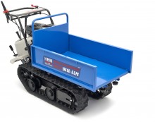HBM professionele mini dumper op rupsbanden 320 kg 196 cc 6,5 PK kantelbaar 60 cm breed 6 versnellingen
