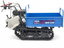 HBM professionele mini dumper op rupsbanden 320 kg 196 cc 6,5 PK kantelbaar 60 cm breed 6 versnellingen
