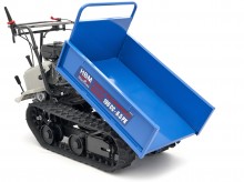 HBM professionele mini dumper op rupsbanden 320 kg 196 cc 6,5 PK kantelbaar 60 cm breed 6 versnellingen
