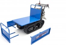HBM professionele mini dumper op rupsbanden 320 kg 196 cc 6,5 PK kantelbaar 60 cm breed 6 versnellingen
