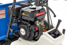 HBM professionele mini dumper op rupsbanden 320 kg 196 cc 6,5 PK kantelbaar 60 cm breed 6 versnellingen
