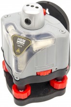 HBM professionele rotatielaserwaterpas met statief - 30 meter - rood laserklasse 2, 635 nm, AA-batterij