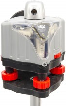 HBM professionele rotatielaserwaterpas met statief - 30 meter - rood laserklasse 2, 635 nm, AA-batterij