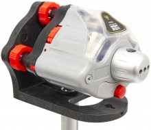 HBM professionele rotatielaserwaterpas met statief - 30 meter - rood laserklasse 2, 635 nm, AA-batterij