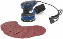 HBM Variabele Excenterschuurmachine 320 W 125 mm voor Hout incl. 12 Schuurvellen HBM Variabele Excenterschuurmachine 320 W 125 mm voor Hout incl. 12 Schuurvellen