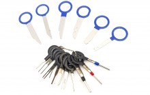 HBM 42-delige autoreparatie-, montage- en demontageset voor deurbekleding, sierlijsten, bekleding, radio en navigatie HBM 42-delige autoreparatie-, montage- en demontageset voor deurbekleding, sierlijsten, bekleding, radio en navigatie