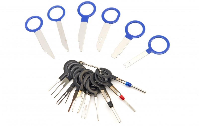 HBM 42-delige autoreparatie-, montage- en demontageset voor deurbekleding, sierlijsten, bekleding, radio en navigatie HBM 42-delige autoreparatie-, montage- en demontageset voor deurbekleding, sierlijsten, bekleding, radio en navigatie