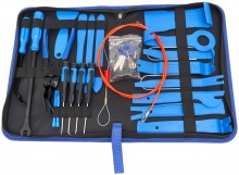 HBM 42-delige autoreparatie-, montage- en demontageset voor deurbekleding, sierlijsten, bekleding, radio en navigatie HBM 42-delige autoreparatie-, montage- en demontageset voor deurbekleding, sierlijsten, bekleding, radio en navigatie