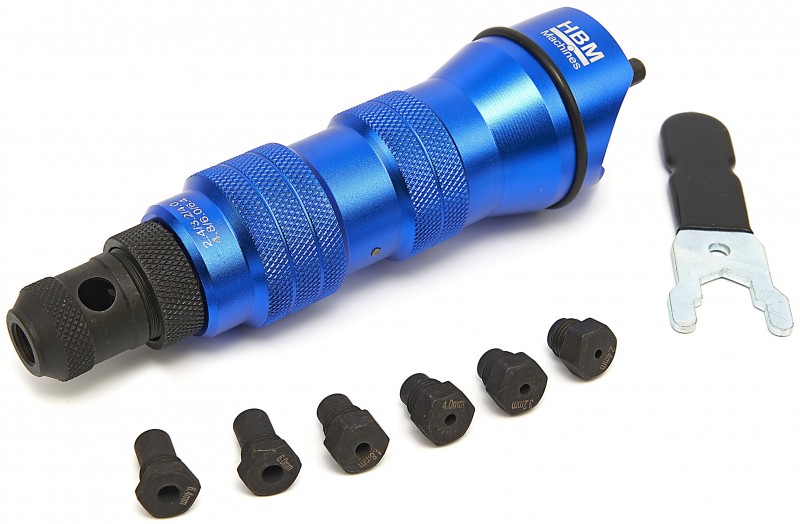 HBM Professionele Popnageltang voor Accuboormachine 2,4-6,4 mm