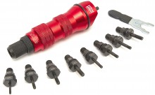 HBM Professionele blindklinkmoertang voor accuboormachine MM en inch maten met opbergkoffer