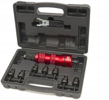 HBM Professionele blindklinkmoertang voor accuboormachine MM en inch maten met opbergkoffer