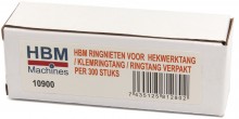 HBM Ringnieten van koolstofarm staal voor hekwerktang, klemringtang en ringtang 20 mm, 300 stuks HBM Ringnieten van koolstofarm staal voor hekwerktang, klemringtang en ringtang 20 mm, 300 stuks