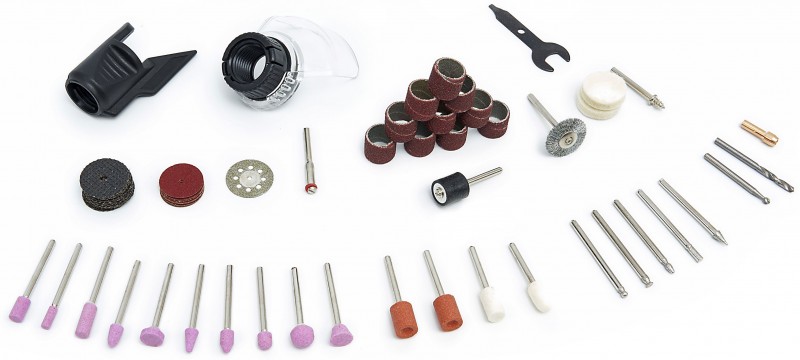 HBM 8V Multitool op Accu met 58 Accessoires en 5 Snelheden
