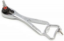AOK 23-delt professionelt 1/4 inch topnøglesæt og bitsæt med skraldenøgle i opbevaringsetui. AOK 23-delt professionelt 1/4 inch topnøglesæt og bitsæt med skraldenøgle i opbevaringsetui.