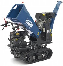 HBM Professionele 4-Takt 15 PK 420 cc Benzine Hakselaar/Houtversnipperaar op Rupsbanden, 70 mm, Veiligheidsbeugel