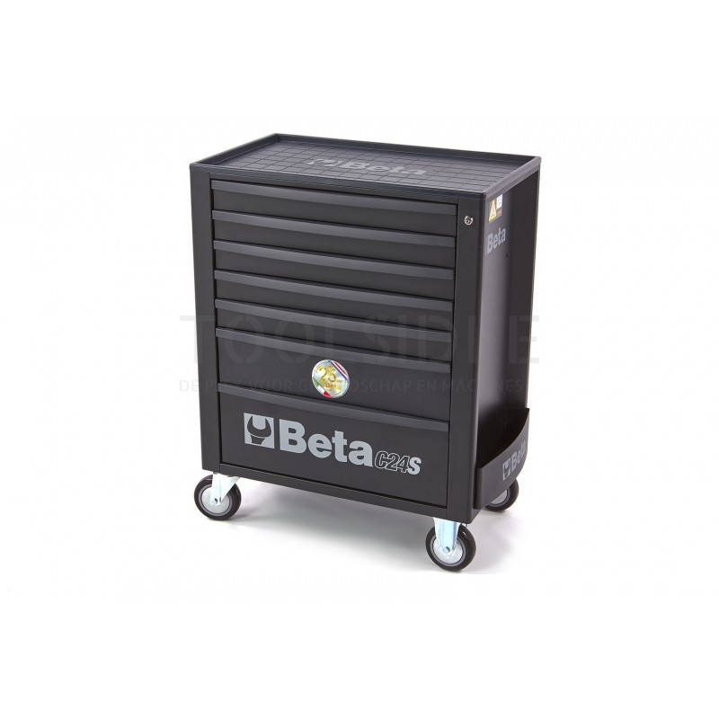 BETA 7 drawers tool trolley c24s with BETA 146-part easy filling for tool storage