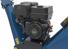 HBM Professionele 4-Takt 15 PK 420 cc Benzine Hakselaar/Houtversnipperaar op Rupsbanden, 70 mm, Veiligheidsbeugel
