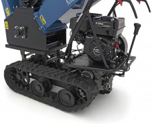 HBM Professionele 4-Takt 15 PK 420 cc Benzine Hakselaar/Houtversnipperaar op Rupsbanden, 70 mm, Veiligheidsbeugel