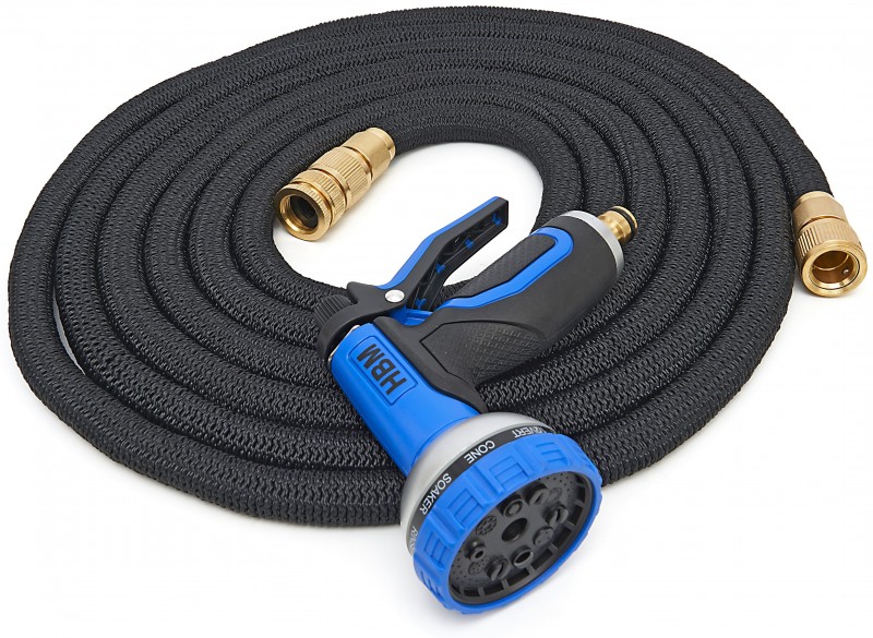 HBM Flexibele Tuinslang 15 m met Messing Fittingen