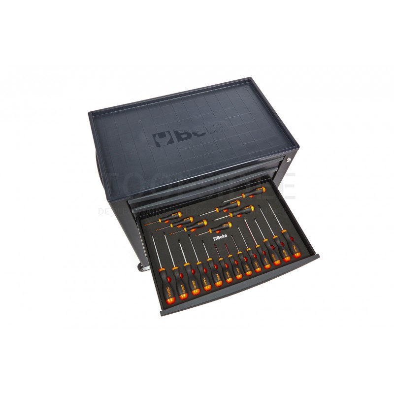 Beta 7 Loading Tool Trolley C24S with Beta 146 Piece Easy Filling for Tool Wa