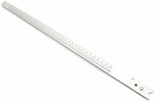 HBM Opvouwbare Winkelhaak 1200 mm Staal - Centimeter & Millimeter
