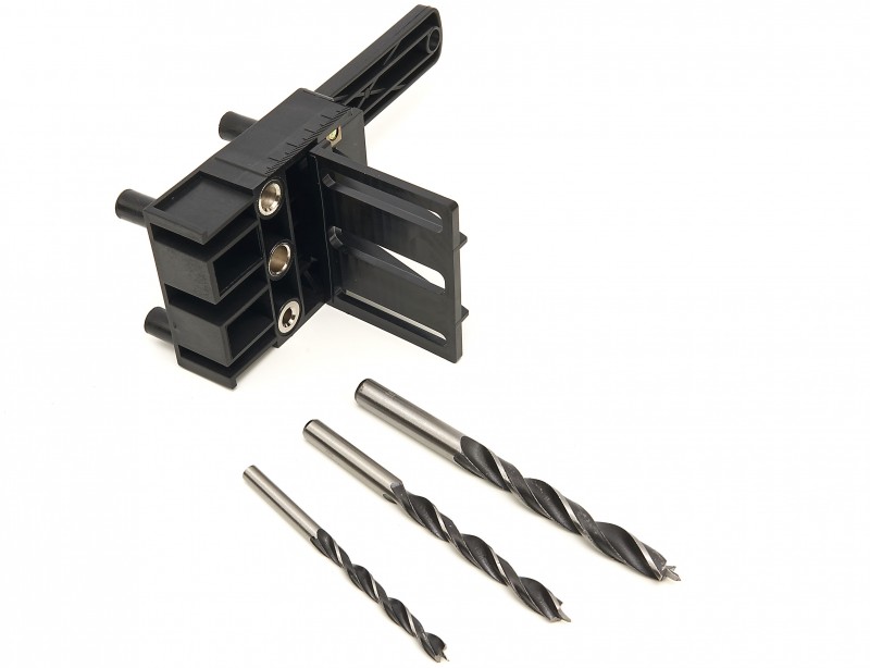 HBM universele houtdeuvelset 6/8/10 mm met opbergkoffer
